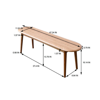Dining / Table Bench For Living Room - Natural Oak