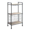 Brantley - Wine Rack - Gray / Oak