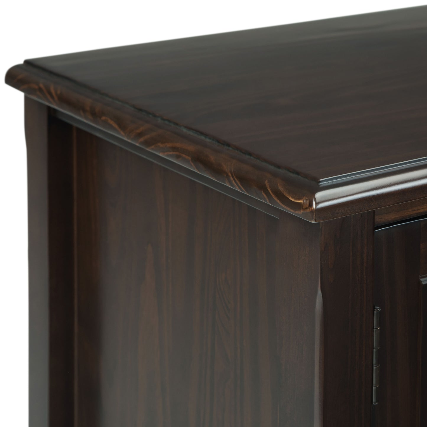 Burlington - TV Media Stand - Mahogany Brown