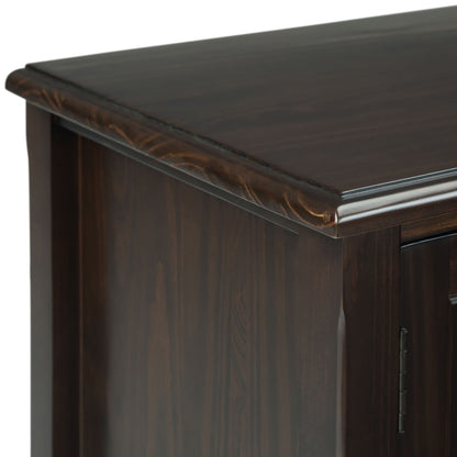 Burlington - TV Media Stand - Mahogany Brown