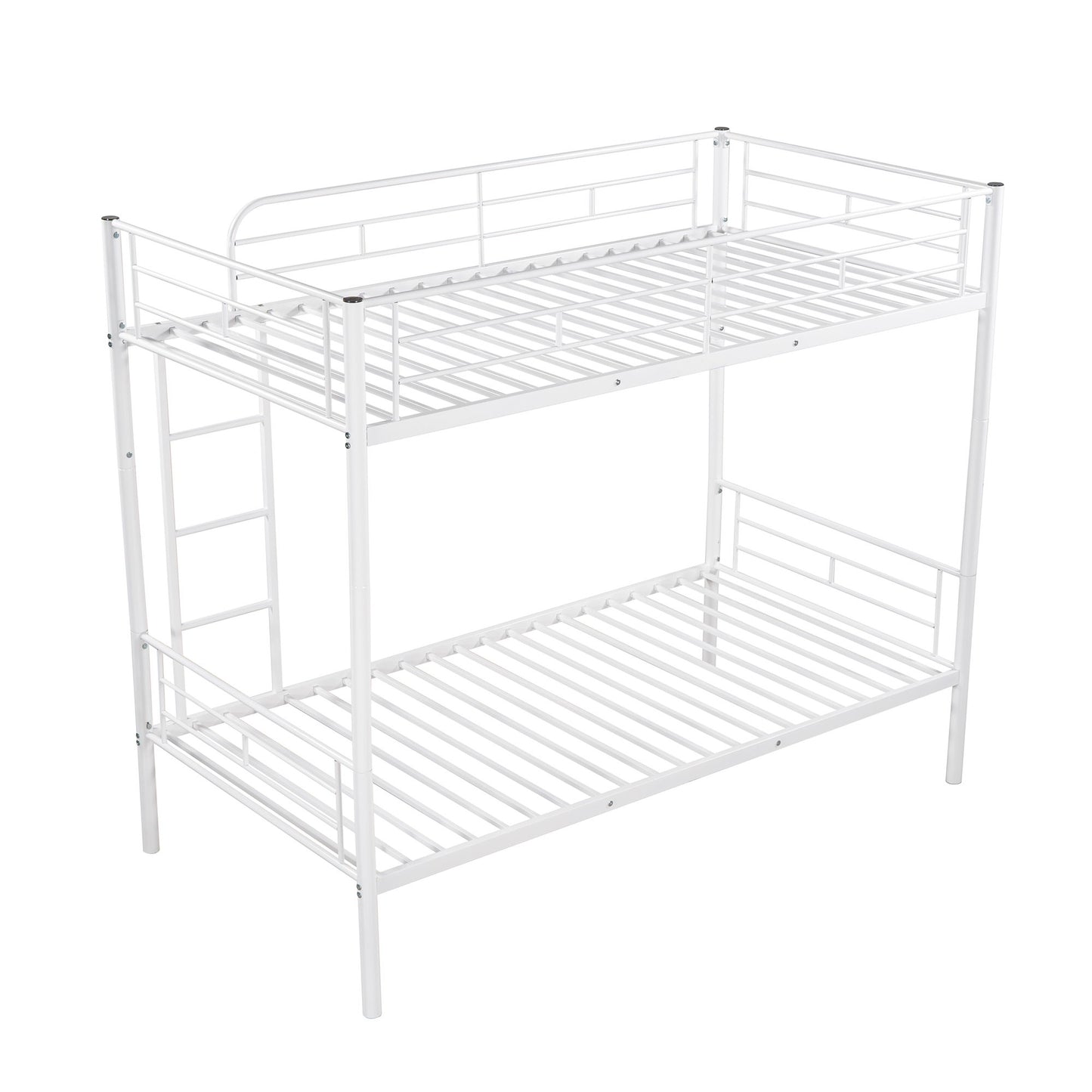 Twin Over Twin Bunk Bed - White
