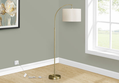 Floor Lamp Lighting - Gold / Beige
