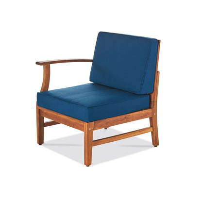 Perla - 6 Pieces Sofa Set - Blue
