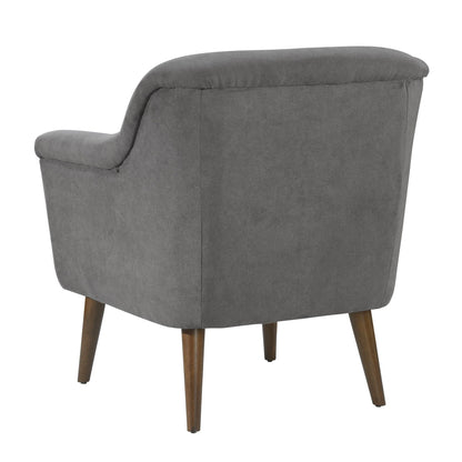 Shelby - Woven Fabric Oversized Armchair - Gray