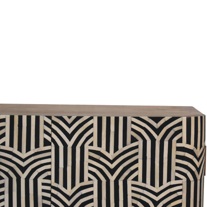 Inlay - Edessa Bone Cabinet - Black