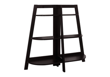 Bookshelf, Bookcase, Etagere, 3 Tier, For Office, Contemporary & Modern - Espresso