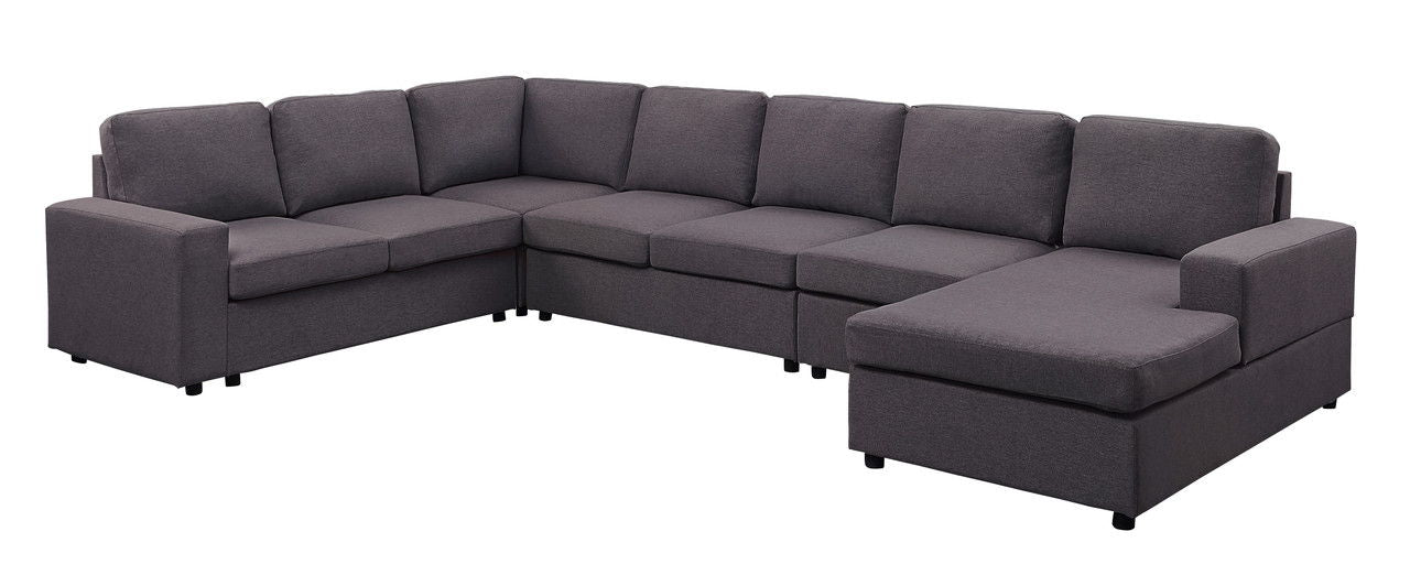 Tifton - Modular Sectional Sofa With Reversible Chaise - Dark Gray