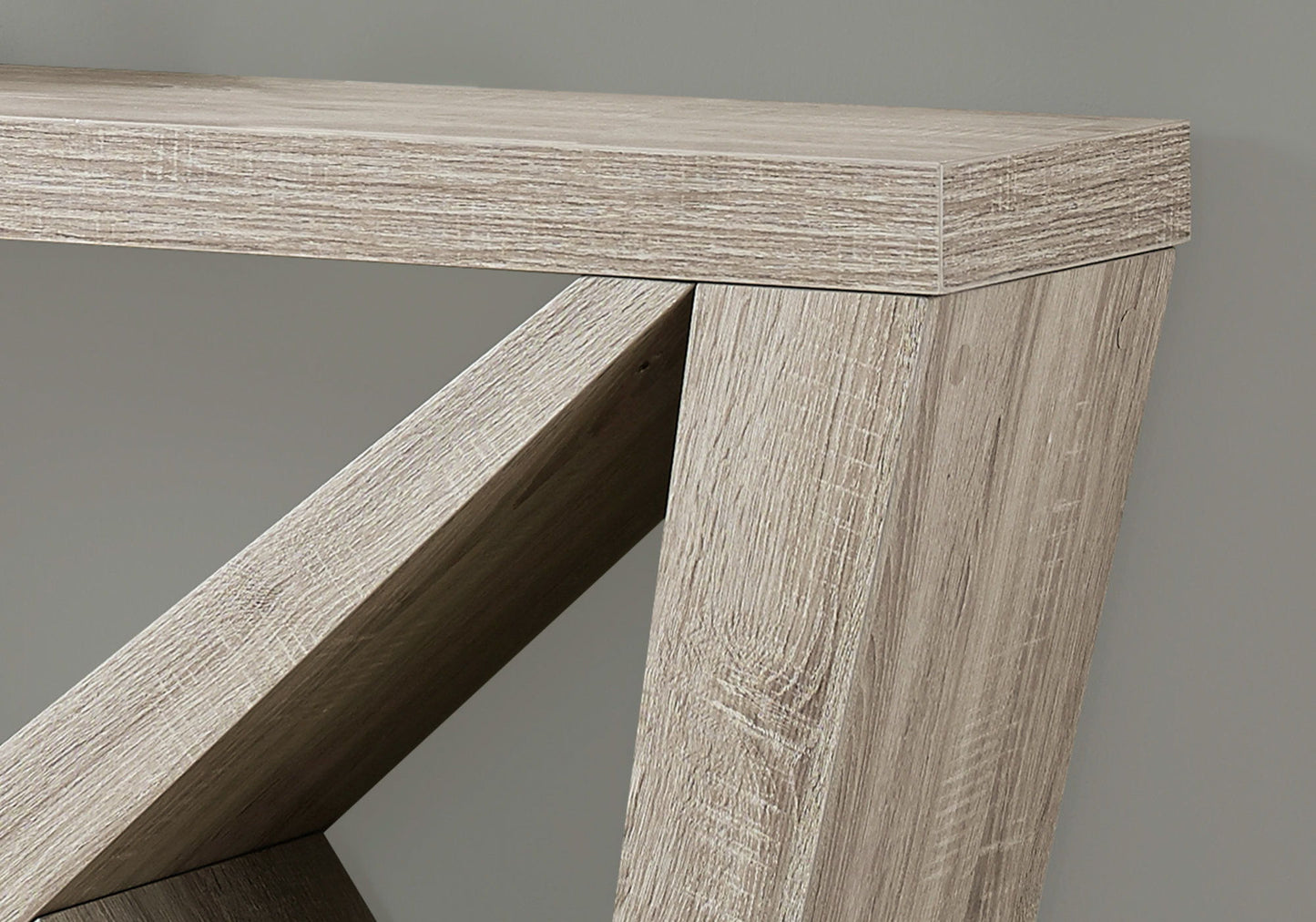 Accent Console Table For Entryway, Contemporary & Elegant Design - Taupe