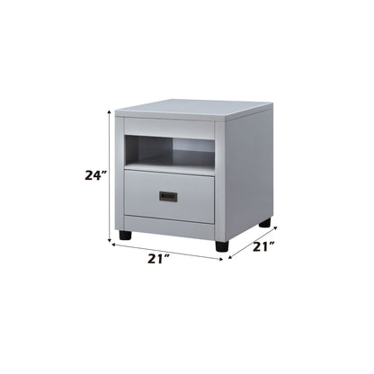 Eleanor - End Table - Dove Gray