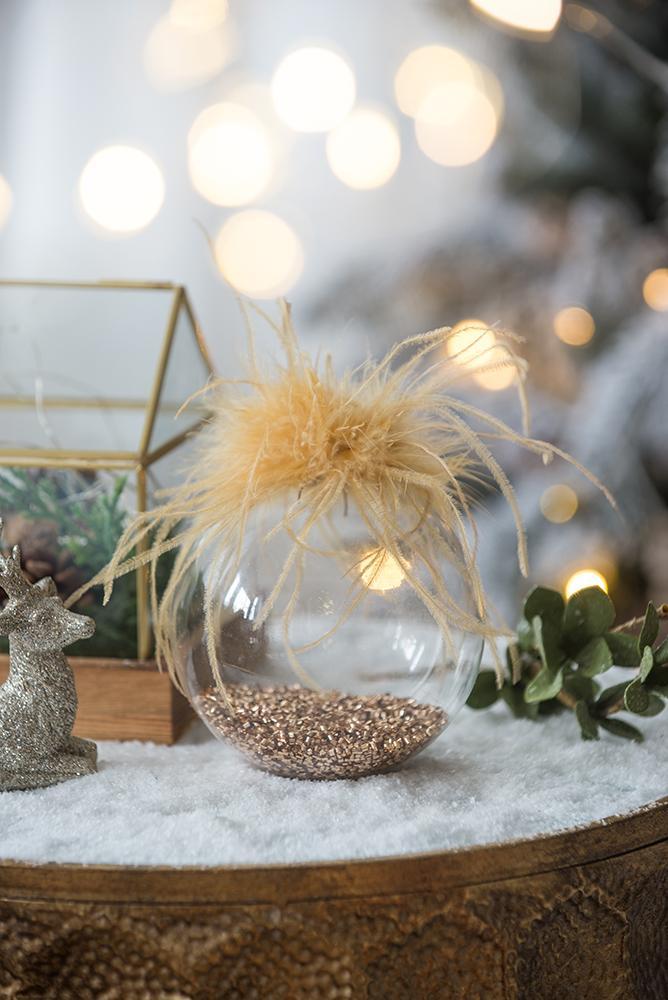 Christmas Ball Ornaments, Decorative Hanging Ball Christmas Tree Ornaments For Holiday Party Decorations (Set of 4) - Multi
