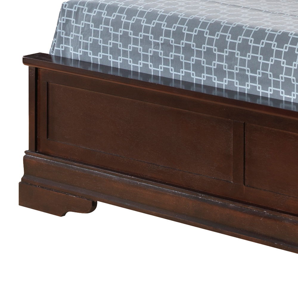 King Bed Elegant Traditional - Cappuccino