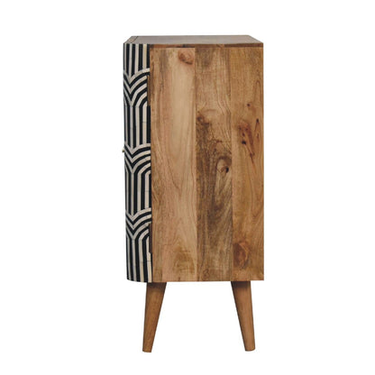 Inlay - Edessa Bone Cabinet - Black