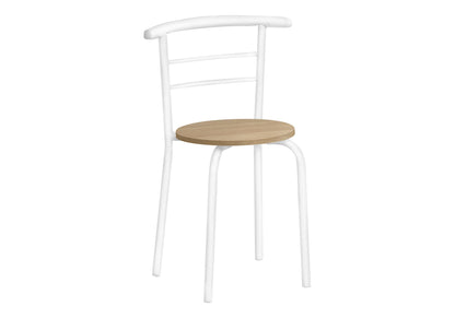 3 Pieces Dining Table Set, Small, Contemporary & Modern - Natural