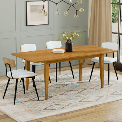 Colby - Extendable Dining Table, Contemporary - Brown