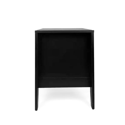 Cleary - Contemporary Wood Nightstand With Drawer - Black