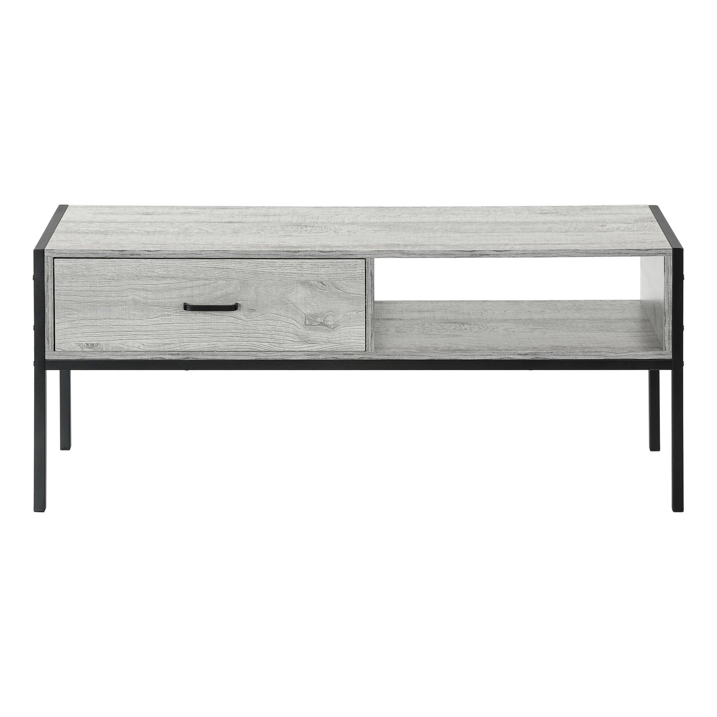 TV Stand, Console, Media Entertainment Center, Storage Drawer, Contemporary & Modern - Gray