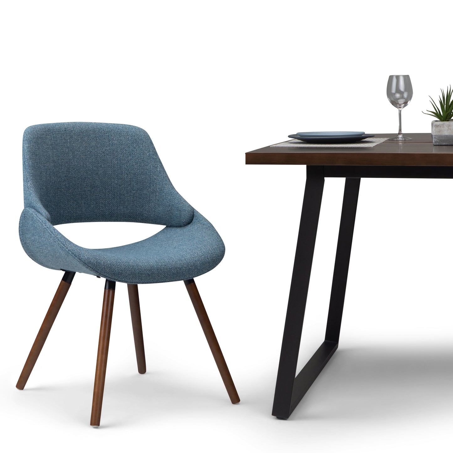 Malden - Bentwood Dining Chair - Denim Blue