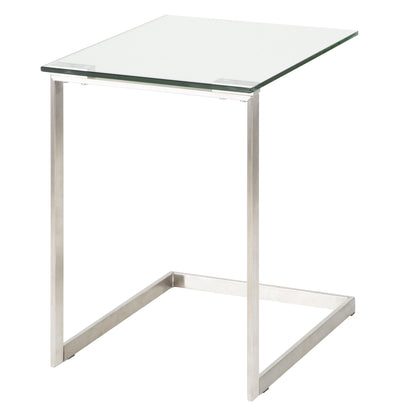 Zenn - Contemporary End Table - Clear