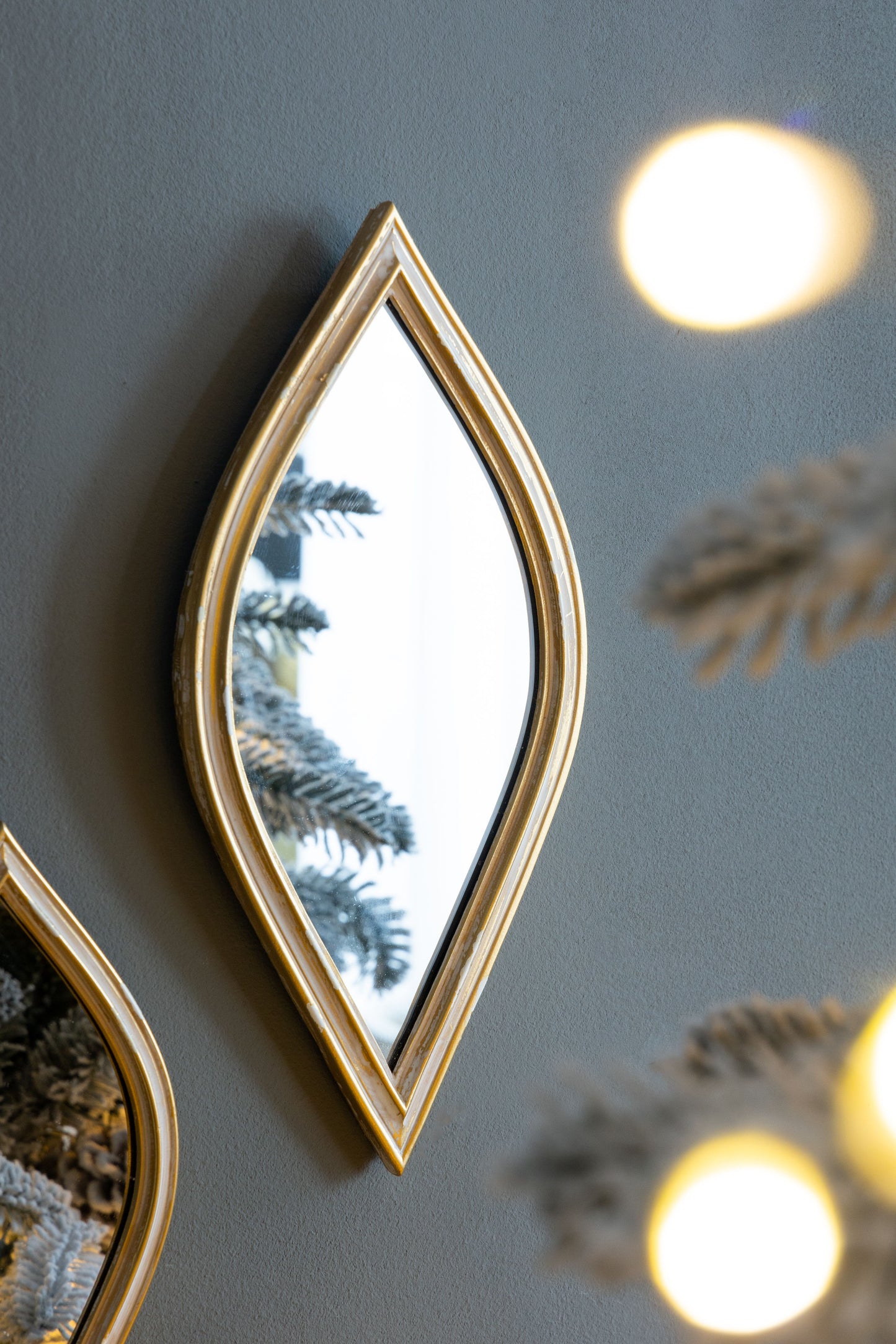 Decorative Mirror For Wall Decor - Antique Gold