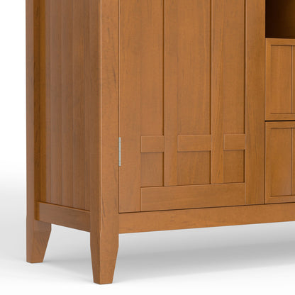 Bedford - Sideboard Buffet And Wine Rack - Light Golden Brown