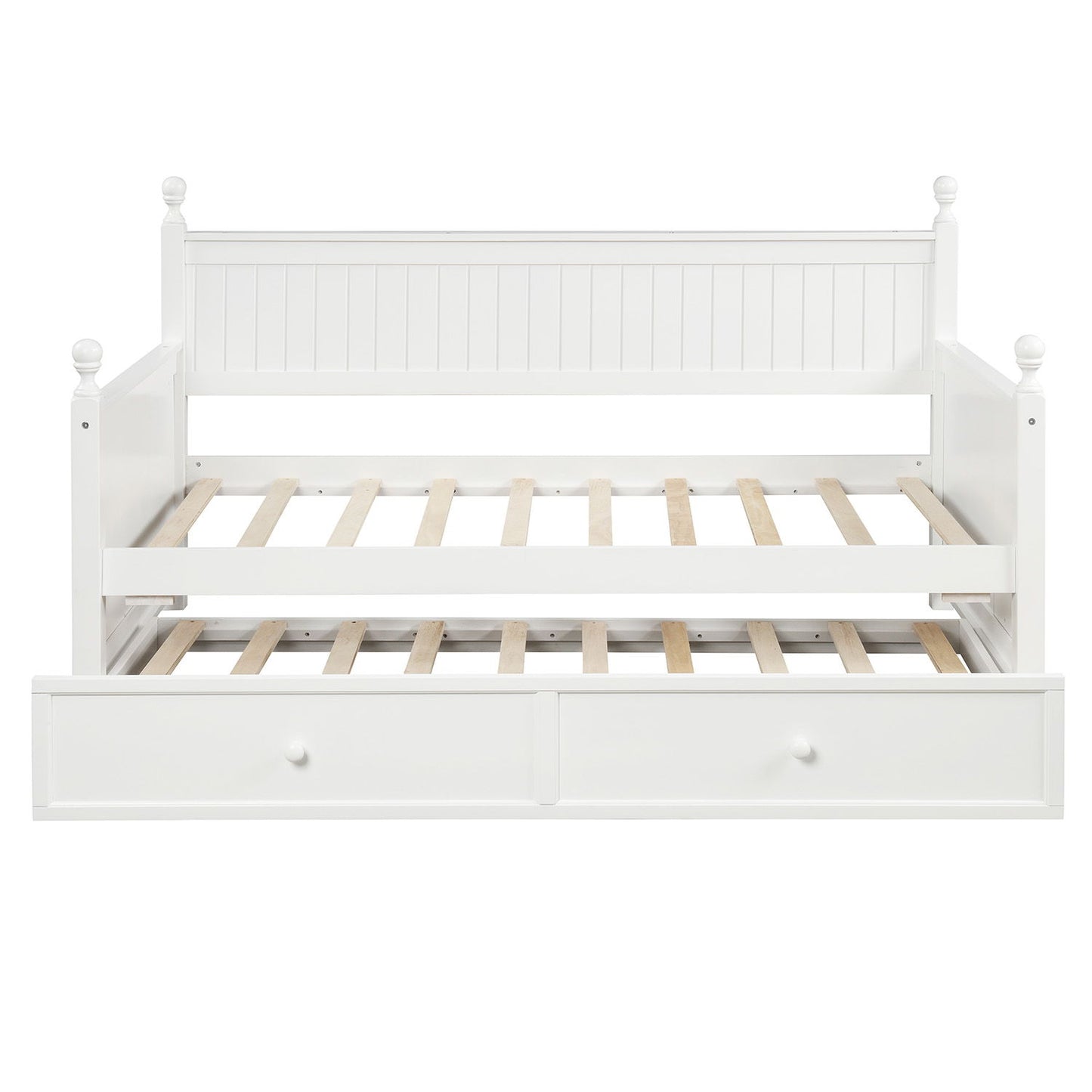 Twin Size Daybed & Twin Size Trundle - White