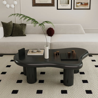 Cloud Shaped, Coffee Table For Living Room - Matte Black