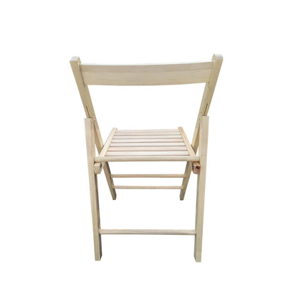 Folding Chair, Foldable Style (Set of 2) - Natural