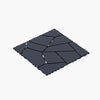 Stone Style Patio Deck Tiles Diy - Module Interlocking Decking Tiles Polypropylene 12