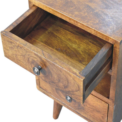 Mini Classic Multi Nightstand - Chestnut