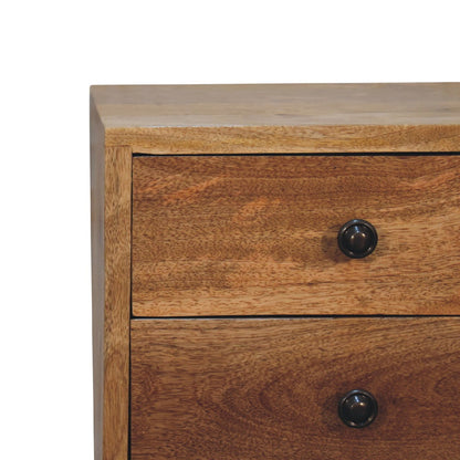 Mini 2 Drawer Nightstand - Oak