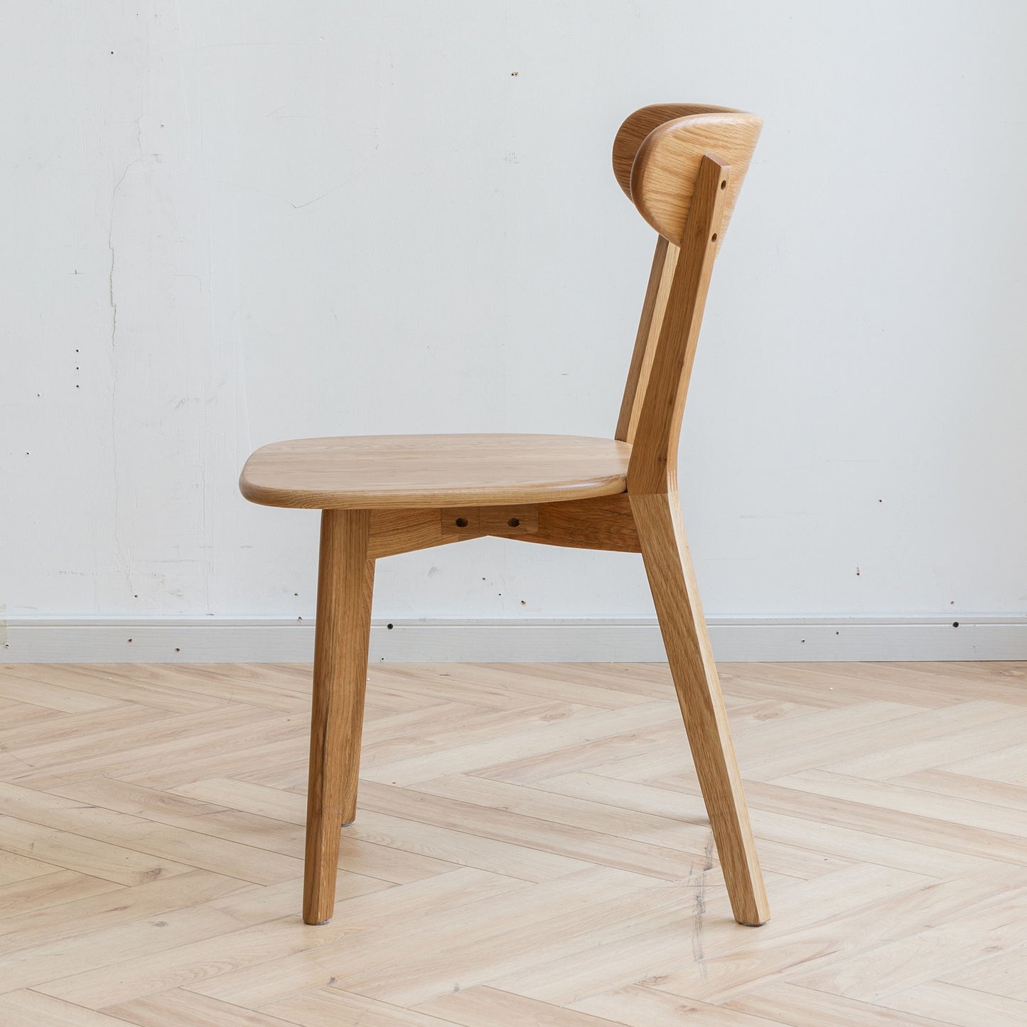 Simple Dining Chair, Solid Chair Table For Living Room Chair - Natural