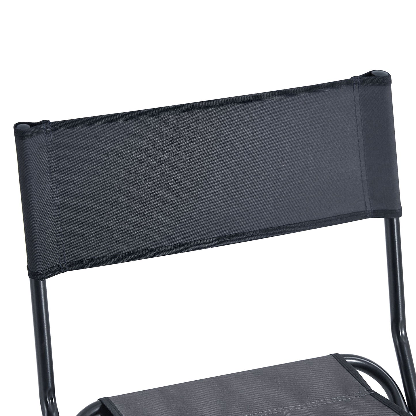Folding Outdoor Chairs With Storage Bag, Portable Chair For Indoor, Outdoor Camping, Picnics And Fishing (Set of 2) - Gray