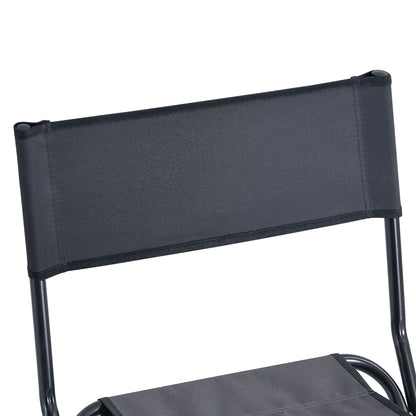 Folding Outdoor Chairs With Storage Bag, Portable Chair For Indoor, Outdoor Camping, Picnics And Fishing (Set of 2) - Gray