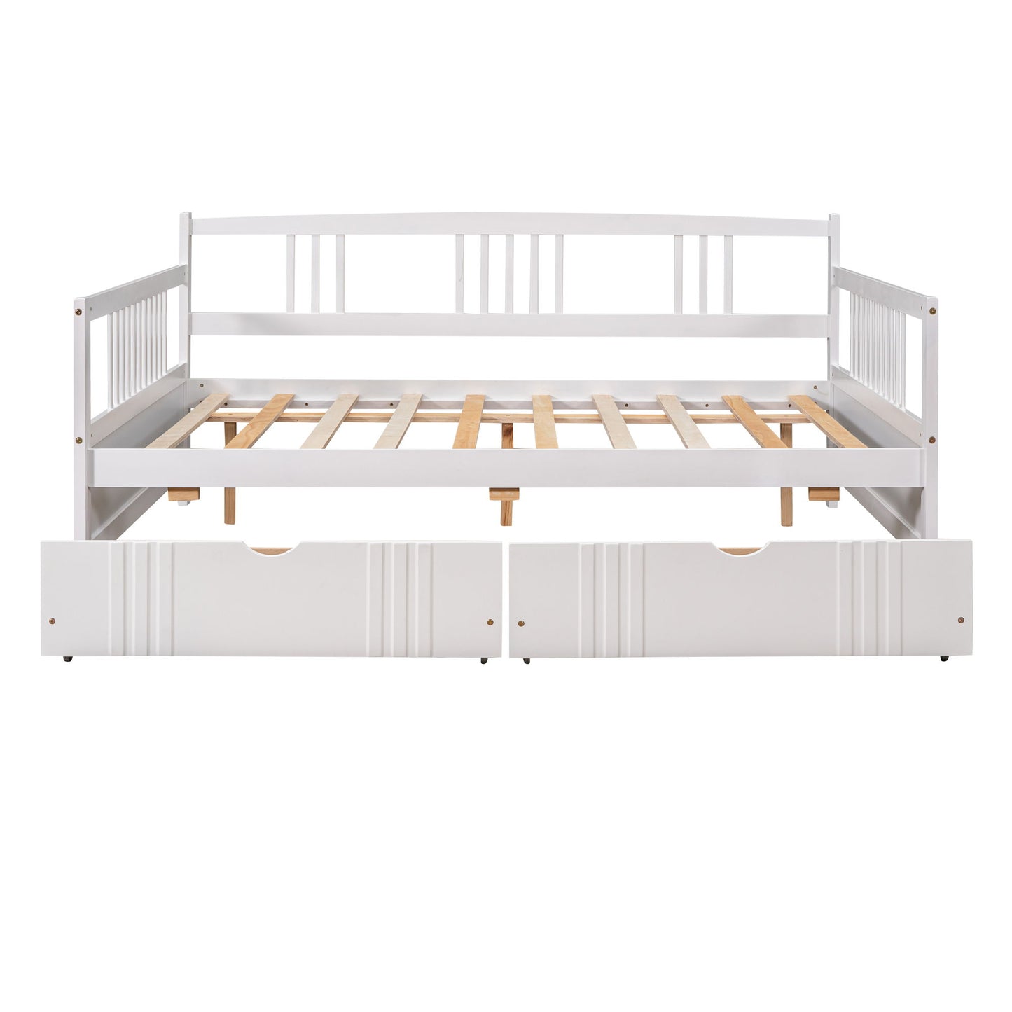 Full Size DayBed With 2 Drawers - White