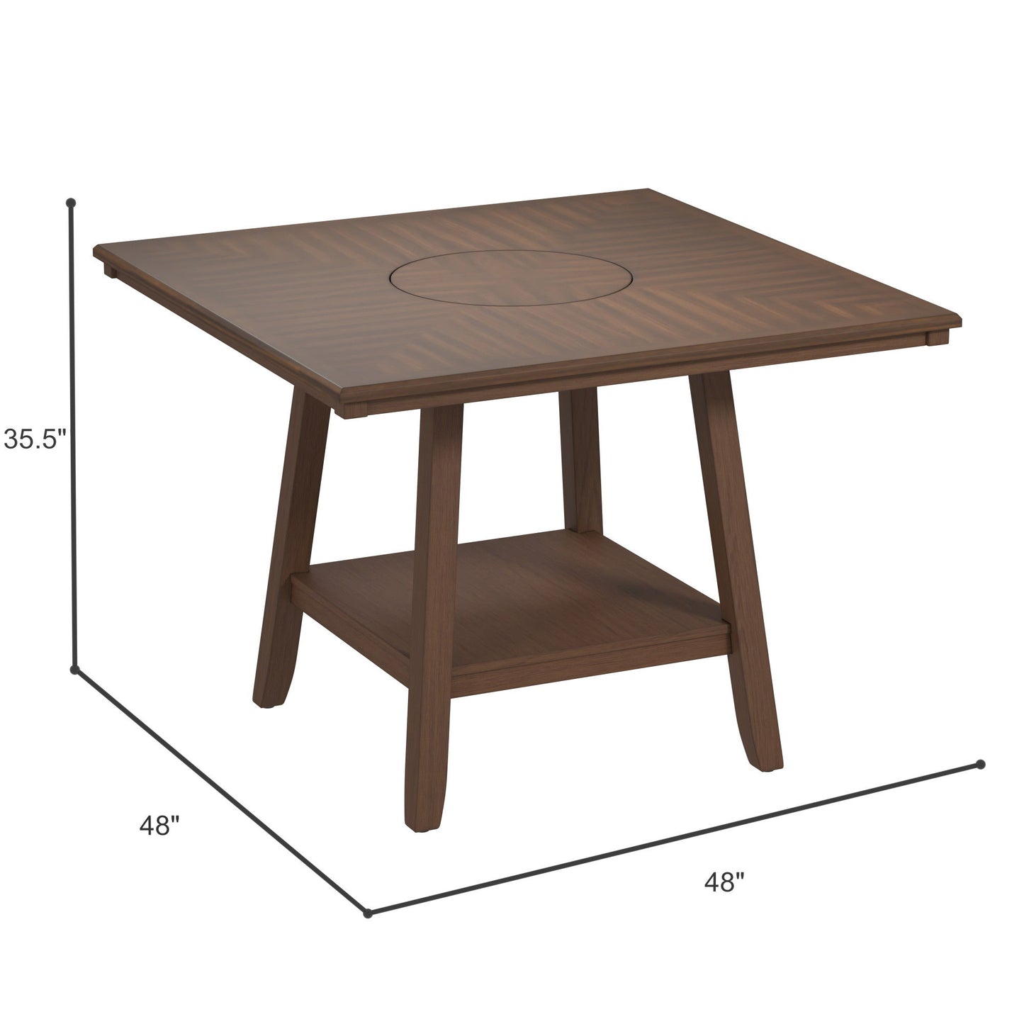 Glimm - Gathering Height Table - Brown