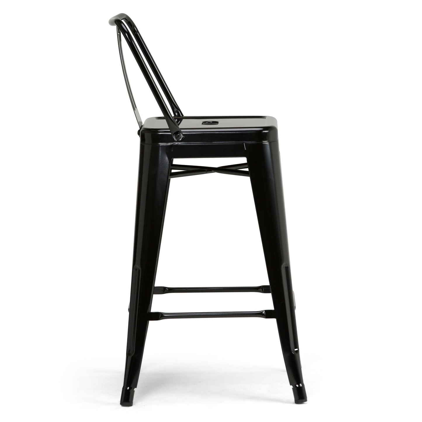 Rayne - Metal Counter Height Stool (Set of 2) - Black
