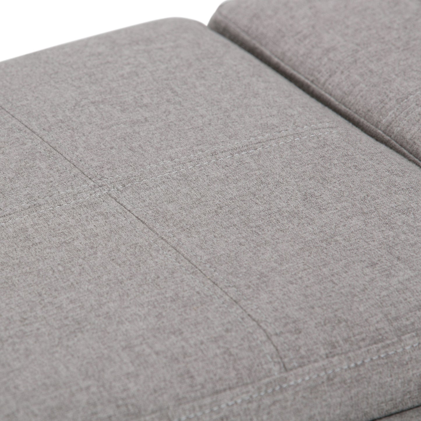 Avalon - Storage Ottoman - Cloud Gray