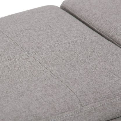 Avalon - Storage Ottoman - Cloud Gray