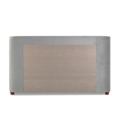 Brooklyn - King Tufted Panel Bed Headboard And Footboard Set - Opal Gray