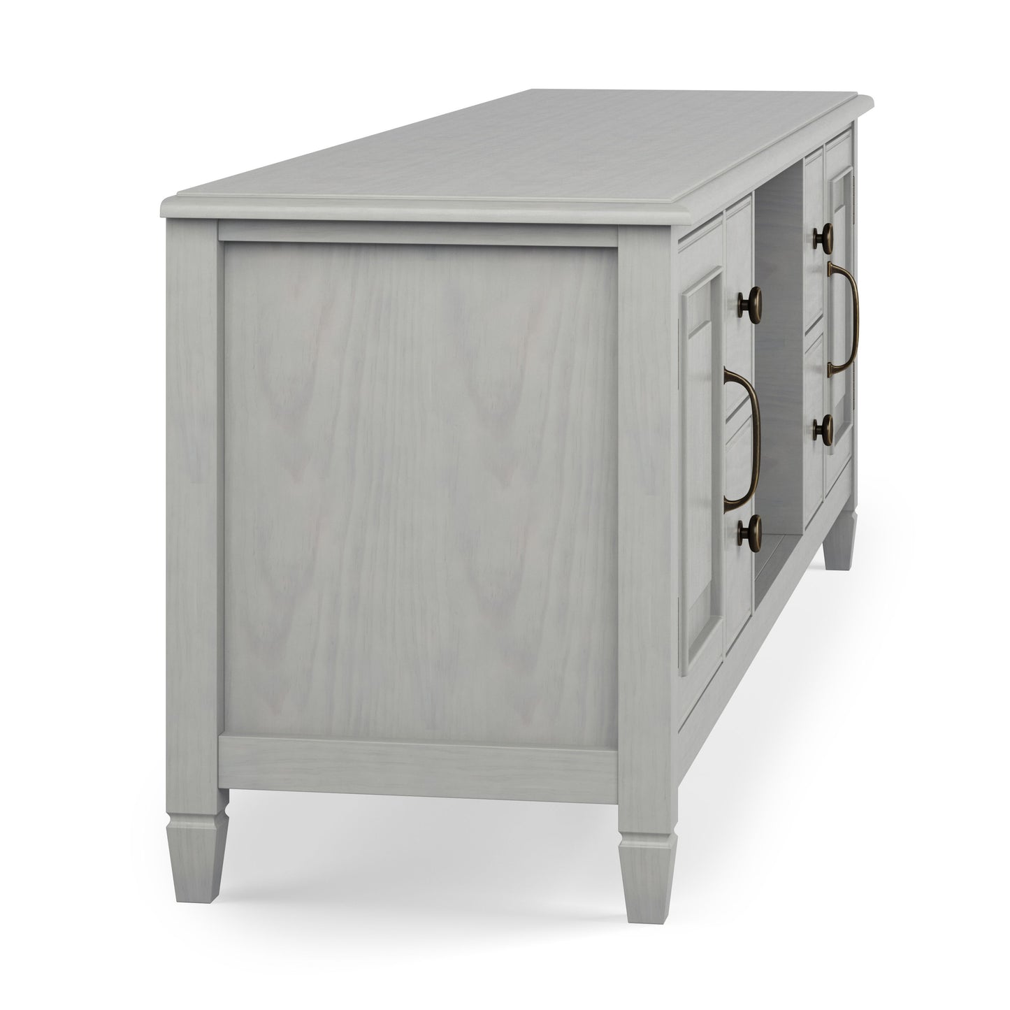 Connaught - Wide TV Stand - Fog Gray