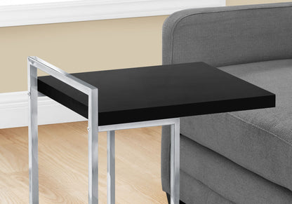 Accent Table, C - Shaped, Modern - Black