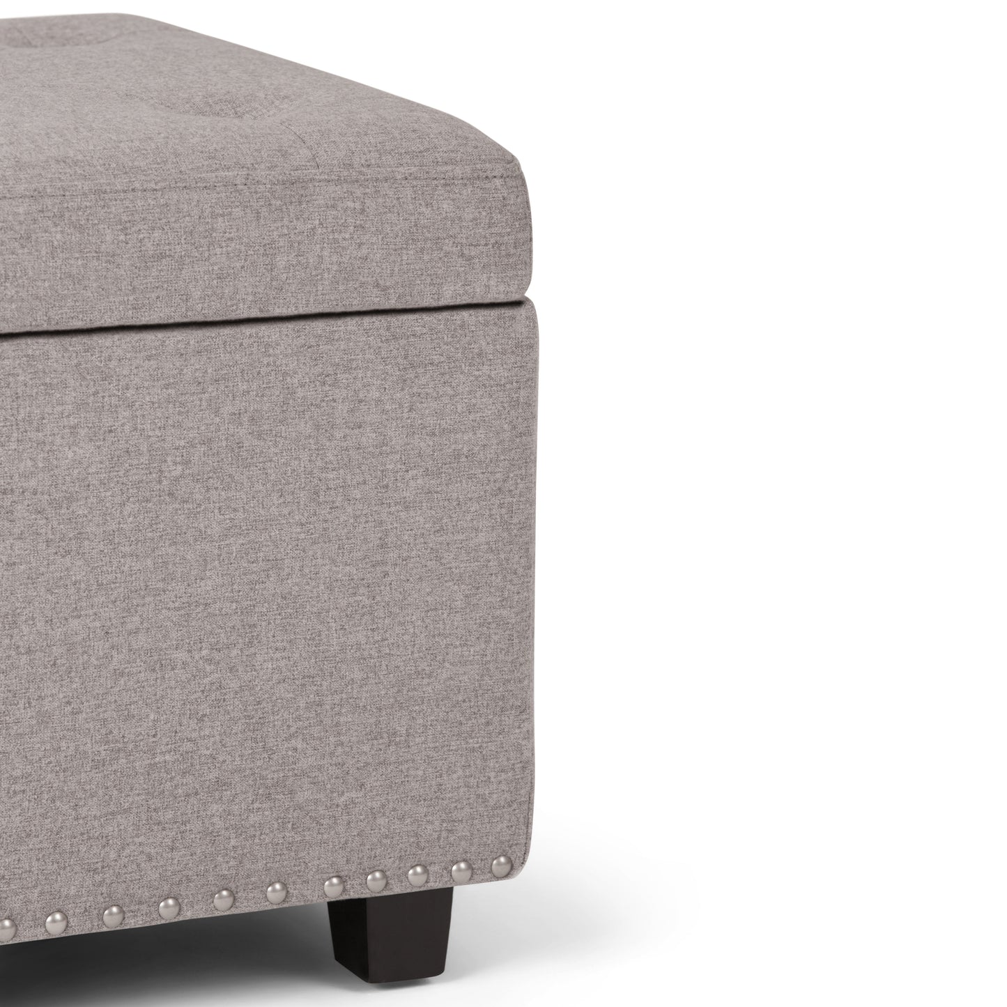 Hamilton - Storage Ottoman - Cloud Gray