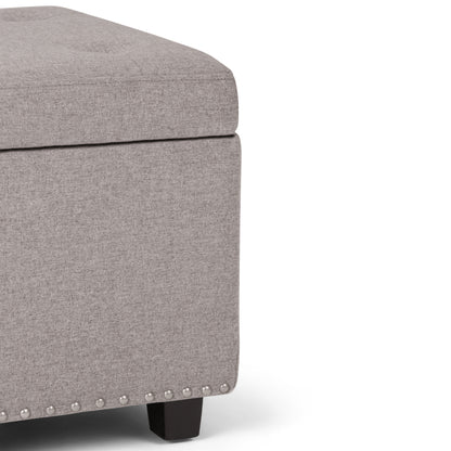 Hamilton - Storage Ottoman - Cloud Gray