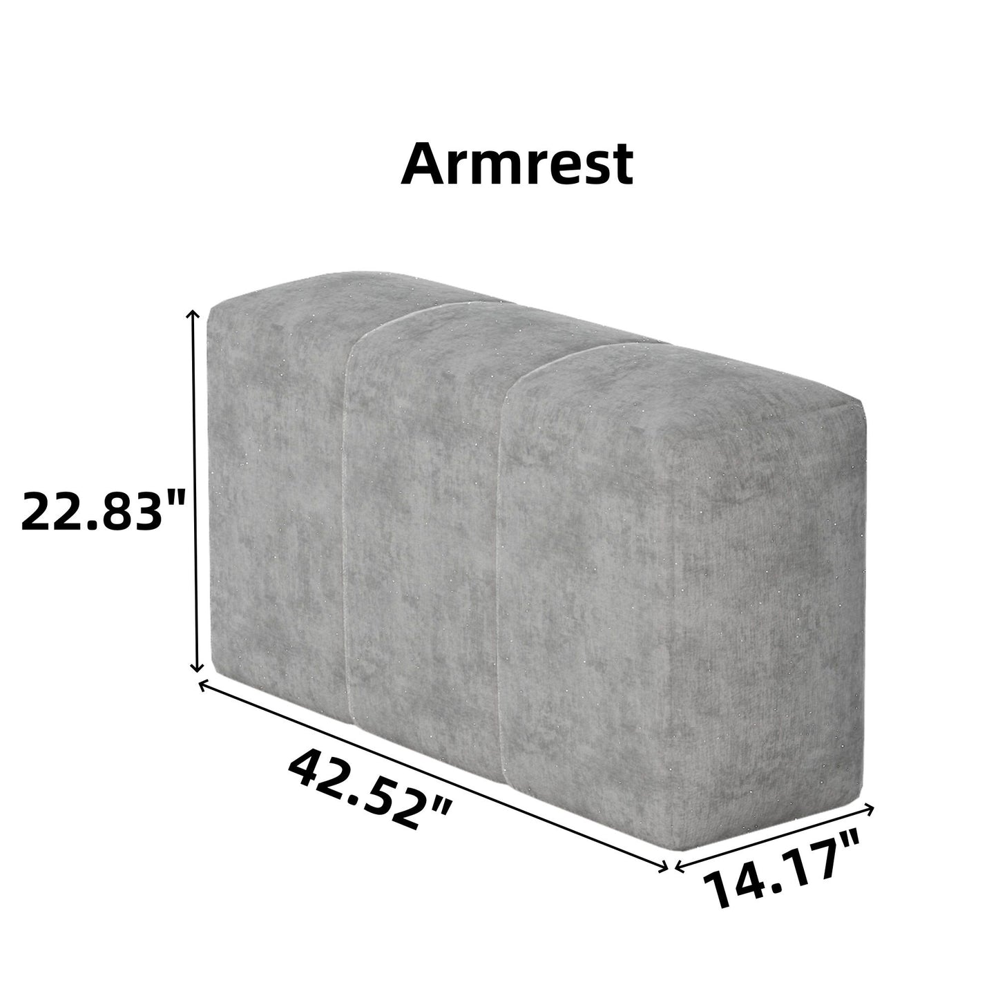 Modern Oversized Modular Sectional Sofa With Ottoman, Seat, Chaise Lounge And Armrest, Sparkling Chenille Fabric Soft Cushion Sofa With 4 Pillows, 4 Pieces Diy Combination Tufted Sofa, No Assembly Required - Beige