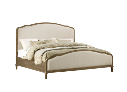 Ludin - Queen Upholstered Bed - Brown