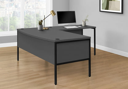 Computer Desk, Home Office, Commercial Grade, Contemporary & Modern - Gray