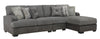 Grennburg - Modular 3 Piece Chaise Sectional - Gray