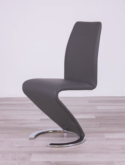 Marcus - Horseshoe Dining Chairs (Set of 2) - Gray