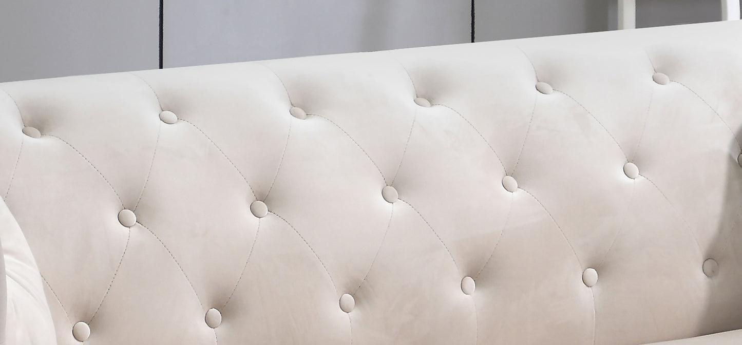 Elegant Contemporary Sofa - Ivory
