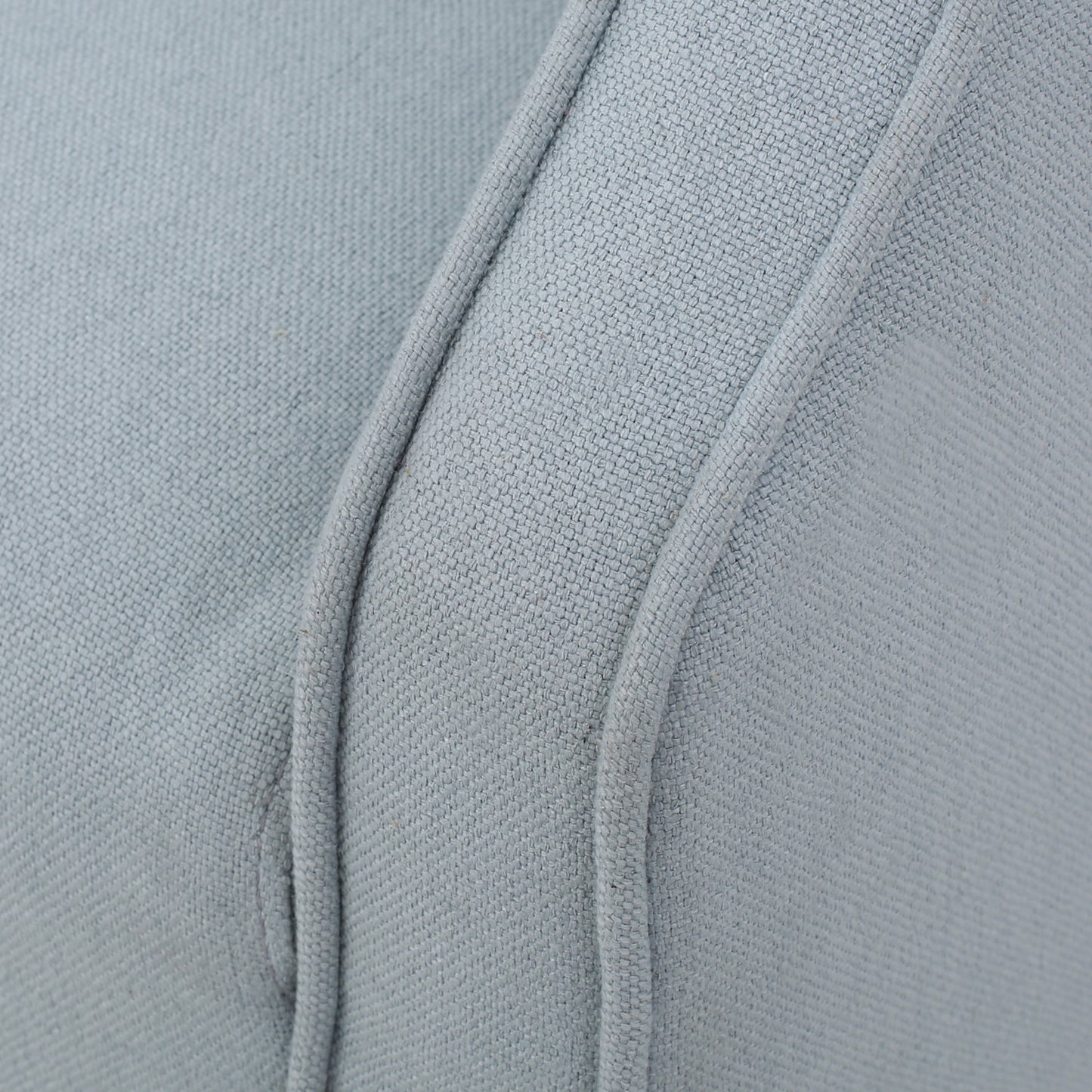 Elegant Upholstered Club Chair With Button Tufting - Light Blue